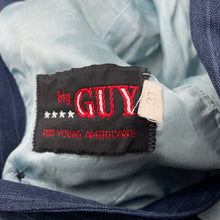 Load image into Gallery viewer, Boys big GUY, vintage blue pin stripe jacket/blazer, light marks on lining, GUC, size 3,  