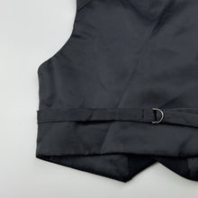 Load image into Gallery viewer, Boys Mini World, black suit/formal waistcoat / vest, EUC, size 1,  