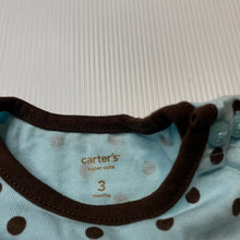Load image into Gallery viewer, Girls Carters, cotton long sleeve top, EUC, size 3 months,  