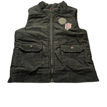 Load image into Gallery viewer, Boys Sprout, wadded khaki corduroy vest, EUC, size 2,  