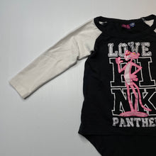 Load image into Gallery viewer, Girls PINK PANTHER, stretchy long sleeve t-shirt / top, EUC, size 2,  