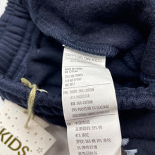 Load image into Gallery viewer, Boys Cotton On, navy fleece lined track pants, elasticated, Inside leg: 30.5cm, NEW, size 2,  