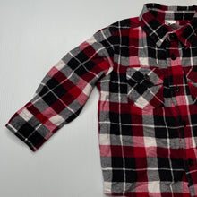 Load image into Gallery viewer, Boys H&amp;T, flannel cotton long sleeve shirt, EUC, size 2,  