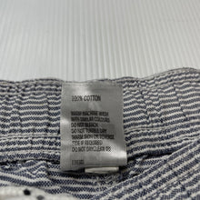 Load image into Gallery viewer, Boys Clothing &amp; Co, striped cotton shorts, elasticated, EUC, size 12,  