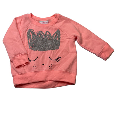 Girls Mango, soft feel fleece lined sweater / jumper, EUC, size 1,  