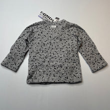 Load image into Gallery viewer, unisex Bonds, grey ribbed long sleeve top, NEW, size 0,  