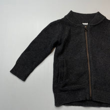 Load image into Gallery viewer, Boys Anko, knitted cotton zip up sweater, EUC, size 1,  