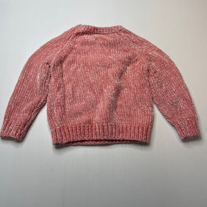 Girls Kids & Co, soft feel chenille sweater, EUC, size 3,  