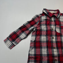 Load image into Gallery viewer, Girls Lee Cooper, lightweight cotton shirt dress, FUC, size 2, L: 43cm