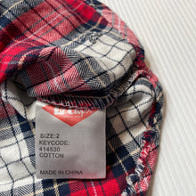 Load image into Gallery viewer, Girls Lee Cooper, lightweight cotton shirt dress, FUC, size 2, L: 43cm