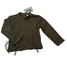 Load image into Gallery viewer, Girls WWW, khaki cotton long sleeve top, NEW, size 3,  