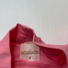 Load image into Gallery viewer, Girls Milkshake, long sleeve rashie / swim top, EUC, size 4,  
