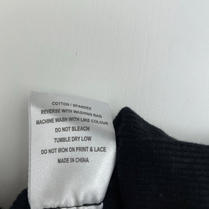 Girls Blue Sky, black ribbed roll neck top, NEW, size 7,  