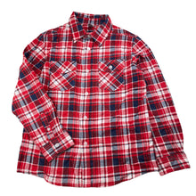 Load image into Gallery viewer, Boys Urban Supply, checked flannel cotton long sleeve shirt, EUC, size 10,  