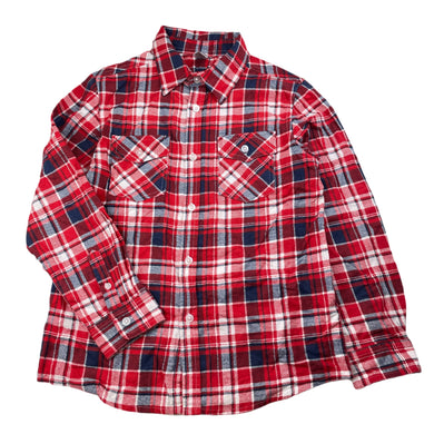Boys Urban Supply, checked flannel cotton long sleeve shirt, EUC, size 10,  