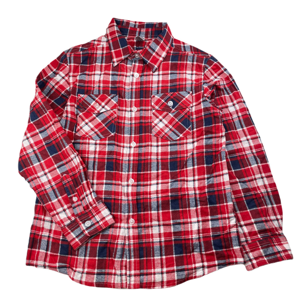 Boys Urban Supply, checked flannel cotton long sleeve shirt, EUC, size 10,  