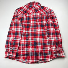 Load image into Gallery viewer, Boys Urban Supply, checked flannel cotton long sleeve shirt, EUC, size 10,  