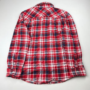 Boys Urban Supply, checked flannel cotton long sleeve shirt, EUC, size 10,  