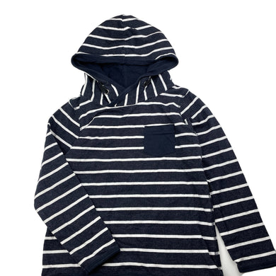 unisex H&T, lightweight long sleeve hooded top, EUC, size 6,  