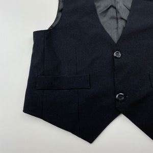 Boys DENIS.T, black suit / formal waistcoat / vest, EUC, size 3,  