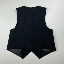 Load image into Gallery viewer, Boys DENIS.T, black suit / formal waistcoat / vest, EUC, size 3,  