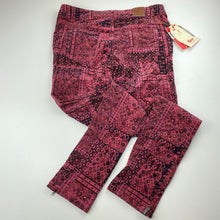 Load image into Gallery viewer, Girls Gum, stretch cotton corduroy pants, adjustable, Inside leg: 67.5cm, NEW, size 12,  