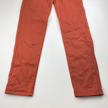 Load image into Gallery viewer, Boys Indie, copper stretch cotton chino pants, adjustable, Inside leg: 66.5cm, NEW, size 12,  
