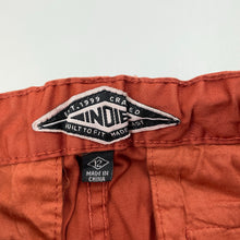 Load image into Gallery viewer, Boys Indie, copper stretch cotton chino pants, adjustable, Inside leg: 66.5cm, NEW, size 12,  