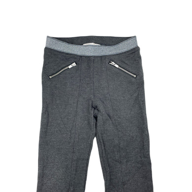 Girls H&M, grey stretchy pants, elasticated, Inside leg: 45.5cm, GUC, size 6,  