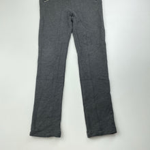 Load image into Gallery viewer, Girls H&amp;M, grey stretchy pants, elasticated, Inside leg: 45.5cm, GUC, size 6,  