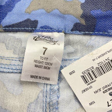 Load image into Gallery viewer, Girls Miss Understood, camo print casual pants, adjustable, Inside leg: 53.5cm, NEW, size 7,  