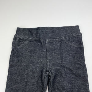 Girls Mix Kids, stretchy denim leggings, Inside leg: 35cm, EUC, size 2,  