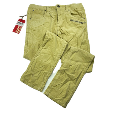 Girls Gum, stretch corduroy pants, adjustable, Inside leg: 67.5cm, NEW, size 12,  