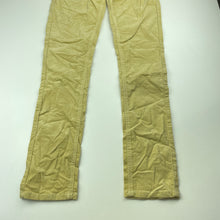 Load image into Gallery viewer, Girls Gum, stretch corduroy pants, adjustable, Inside leg: 67.5cm, NEW, size 12,  