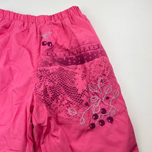Load image into Gallery viewer, Girls Marese, lightly wadded pants, elasticated, Inside leg: 27cm, EUC, size 2,  