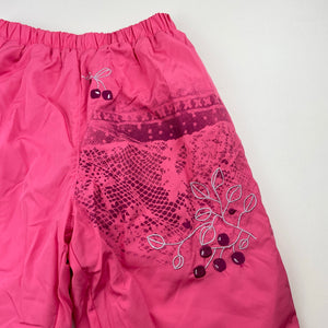 Girls Marese, lightly wadded pants, elasticated, Inside leg: 27cm, EUC, size 2,  