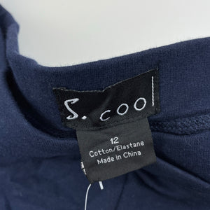 Girls S.cool, navy jazz pants, elasticated, Inside leg: 64cm, NEW, size 12,  