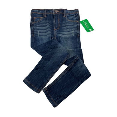 Girls Emerson, dark stretch denim jeans, adjustable, Inside leg: 42.5cm, NEW, size 4,  