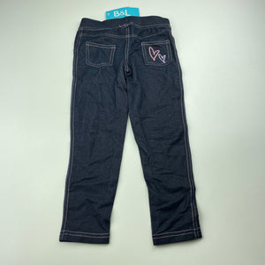 Girls B&L, stretchy denim leggings, Inside leg: 39.5cm, NEW, size 3,  