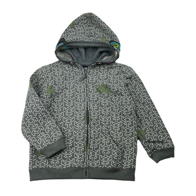 Boys Wave Zone, fleece lined novelty zip hoodie sweater, GUC, size 3,  