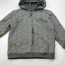 Load image into Gallery viewer, Boys Wave Zone, fleece lined novelty zip hoodie sweater, GUC, size 3,  