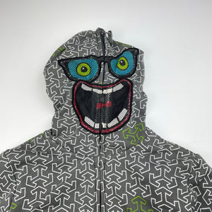 Boys Wave Zone, fleece lined novelty zip hoodie sweater, GUC, size 3,  