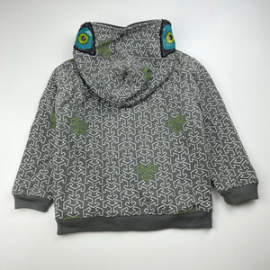 Boys Wave Zone, fleece lined novelty zip hoodie sweater, GUC, size 3,  