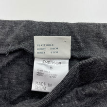 Load image into Gallery viewer, Girls Emerson, stretchy pants, elasticated, Inside leg: 48cm, EUC, size 5,  