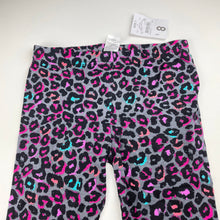 Load image into Gallery viewer, Girls Miss Understood, cropped animal print leggings, Inside leg: 38cm, NEW, size 7,  
