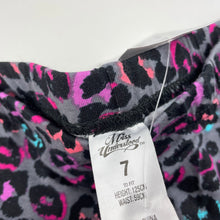 Load image into Gallery viewer, Girls Miss Understood, cropped animal print leggings, Inside leg: 38cm, NEW, size 7,  