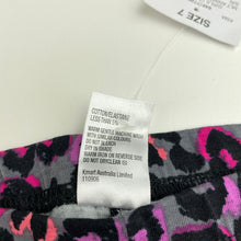 Load image into Gallery viewer, Girls Miss Understood, cropped animal print leggings, Inside leg: 38cm, NEW, size 7,  