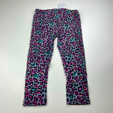 Load image into Gallery viewer, Girls Miss Understood, cropped animal print leggings, Inside leg: 38cm, NEW, size 7,  