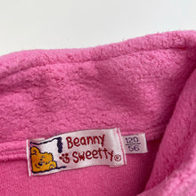 Load image into Gallery viewer, Girls Beanny Sweetty, embroidered fleece sweater / jumper, EUC, size 6,  