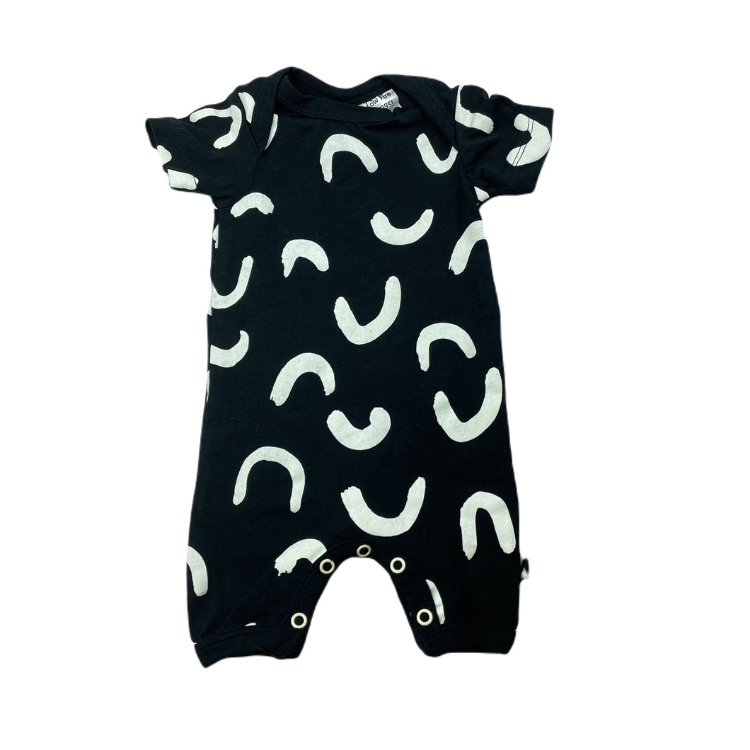 unisex Milk & Masuki, organic cotton blend romper, EUC, size 0000,  